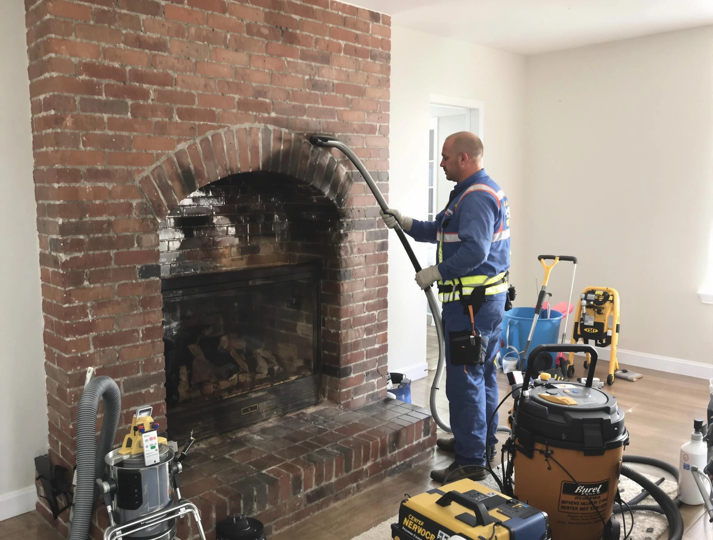 Spanish Fork Chimney Sweep expert performing detailed chimney sweep in Spanish Fork, UT
