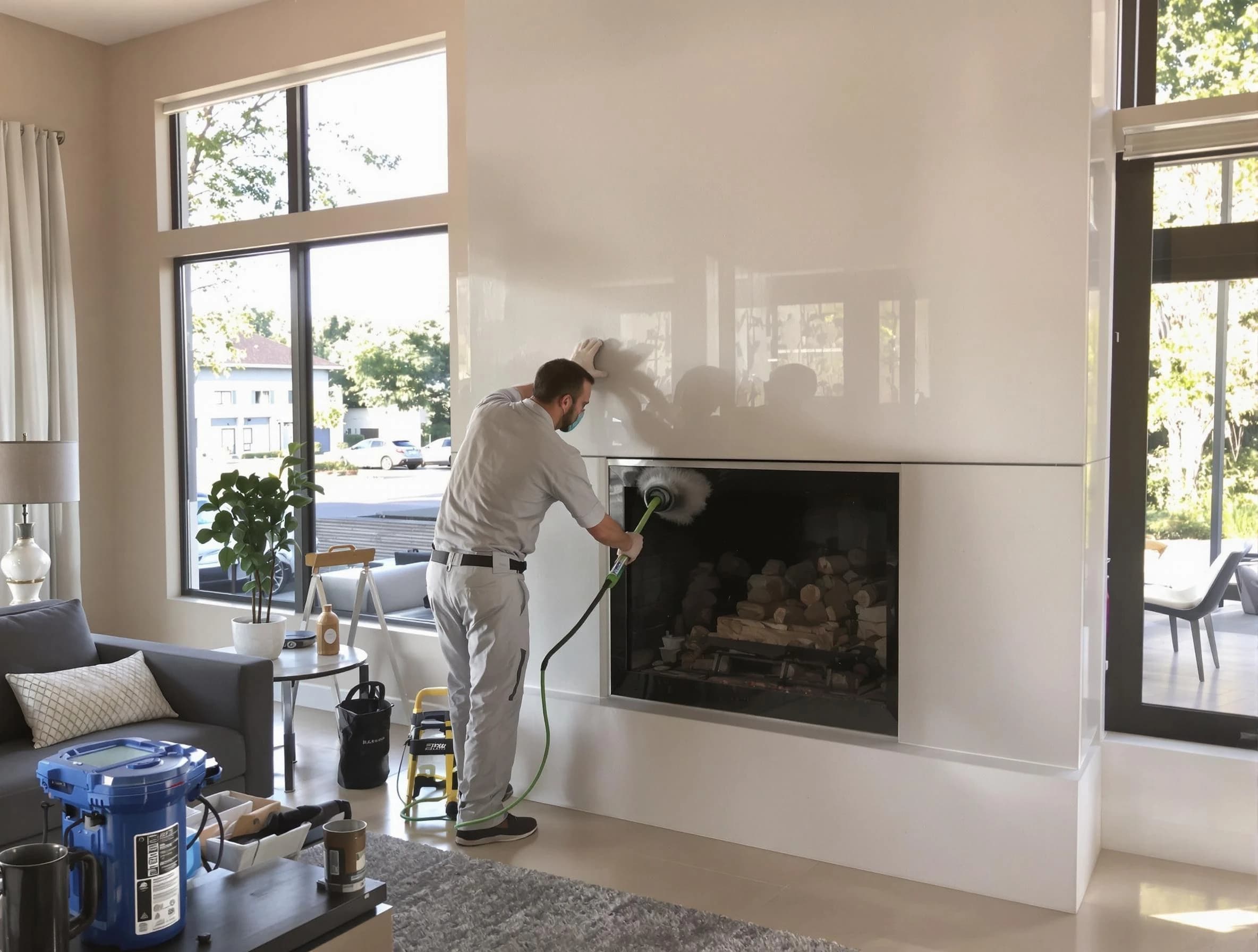 Spanish Fork Chimney Sweep performing thorough soot removal in Spanish Fork, UT