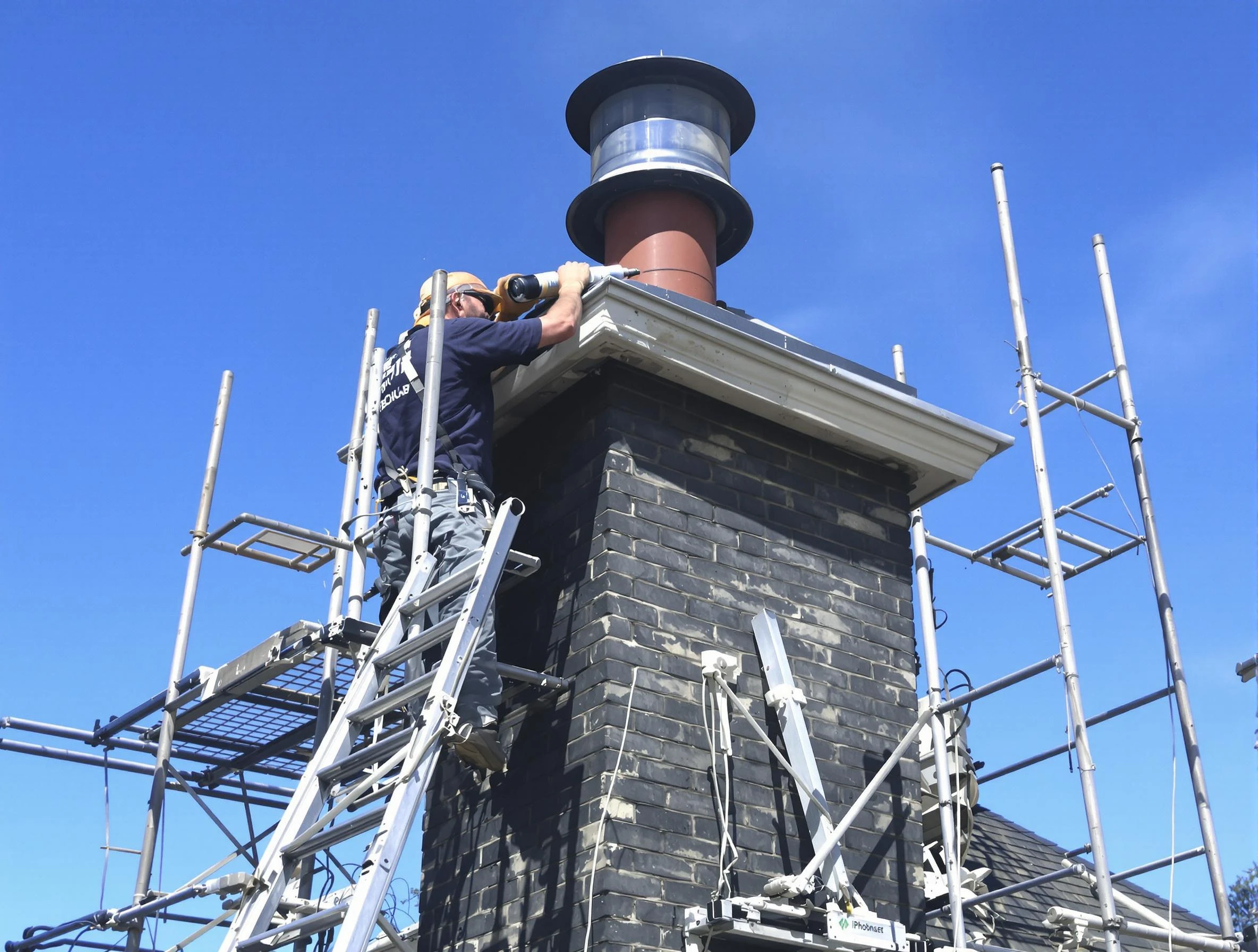 Sturdy chimney crown finished by Spanish Fork Chimney Sweep in Spanish Fork, UT