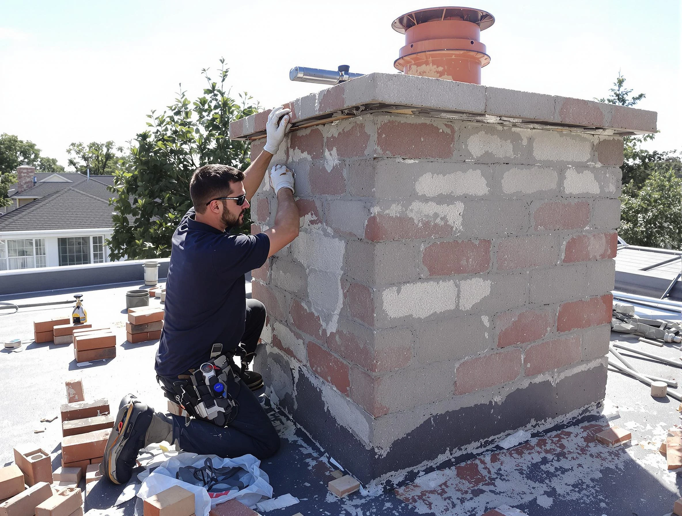 Advanced chimney repair process by Spanish Fork Chimney Sweep in Spanish Fork, UT