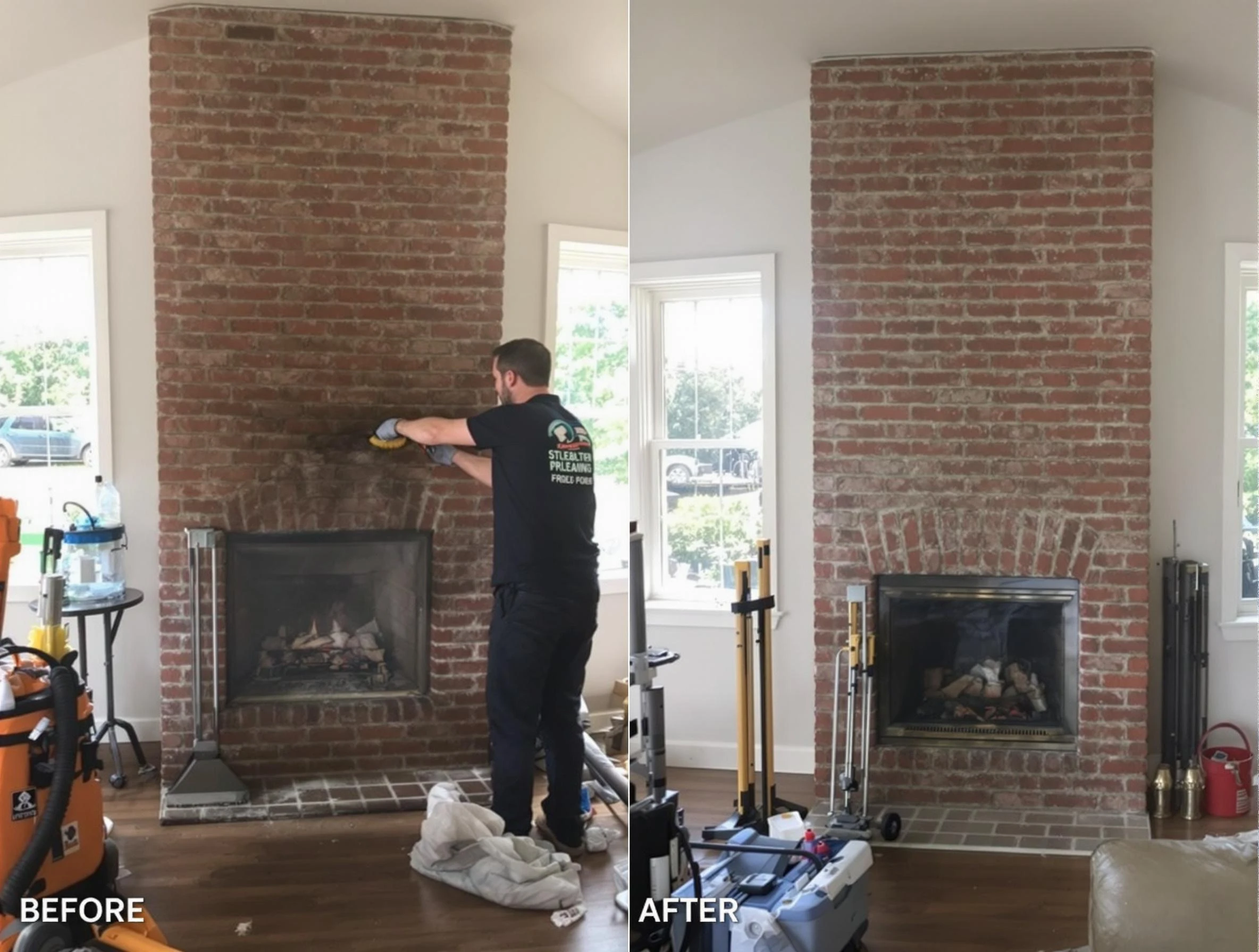 Finished chimney sweeping service by Spanish Fork Chimney Sweep in Spanish Fork, UT